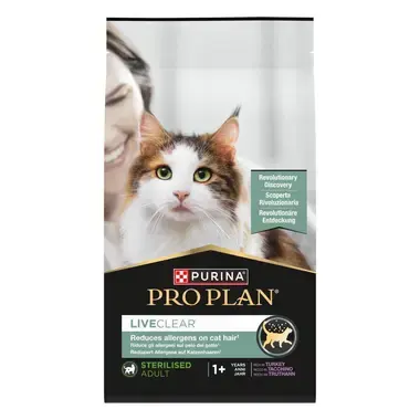 PURINA® PRO PLAN® LiveClear aikuisille kissoille