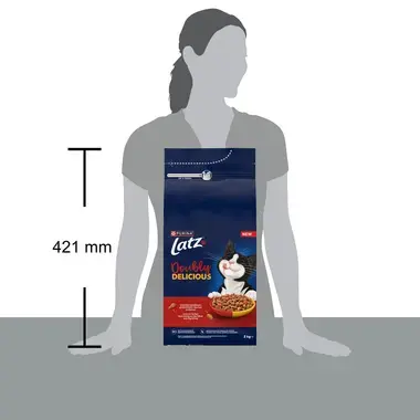 Latz® Doubly Delicious sisältää maukkaan yhdistelmän Nautaa ja Kanaa sekä runsaasti Punajuurta