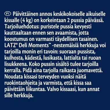 LATZ® Deli Moments™ sisältää Lohta