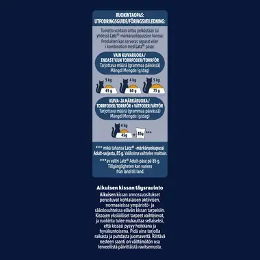 Latz® Doubly Delicious sisältää maukkaan yhdistelmän Kanaa ja Kalkkunaa sekä runsaasti Punajuurta