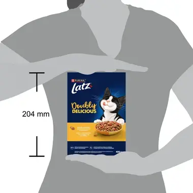Latz® Doubly Delicious sisältää maukkaan yhdistelmän Kanaa ja Kalkkunaa sekä runsaasti Punajuurta