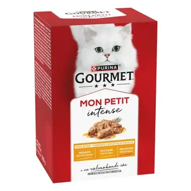 GOURMET® Mon Petit Meaty Variety sisältää Ankkaa, Kana & Kalkkuna