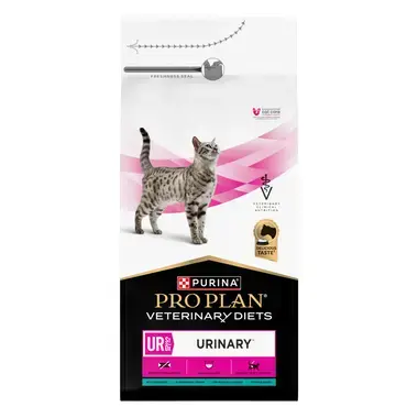 PRO PLAN® VETERINARY DIETS Feline UR St/Ox Urinary Sisältää Merikalaa (Kuivaruoka)