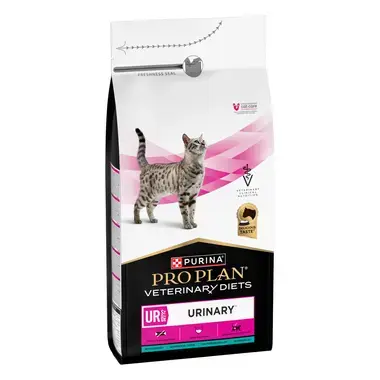 PRO PLAN® VETERINARY DIETS Feline UR St/Ox Urinary Sisältää Merikalaa (Kuivaruoka)