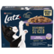 Latz® Deliciously Sliced Mixed Selection -kissan märkäruoka hyytelössä
